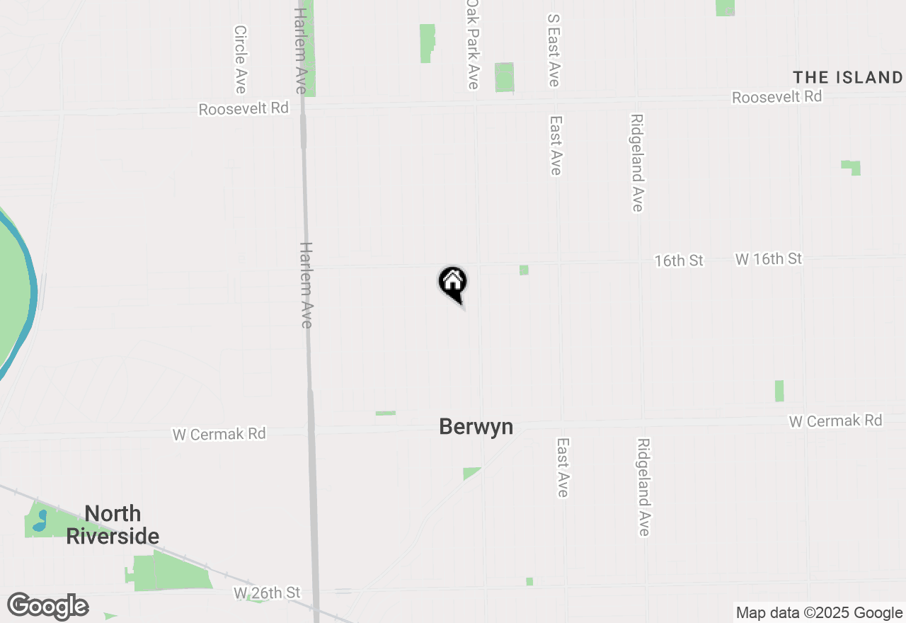 Map of 1806 Grove Avenue, Berwyn, IL 60402