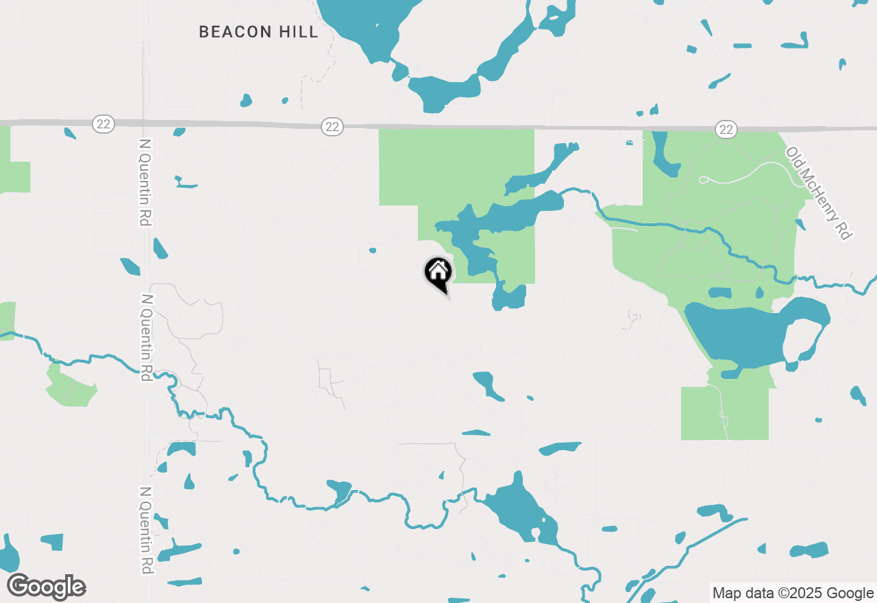 Map of 20896 W Yorkshire Drive, Kildeer, IL 60047