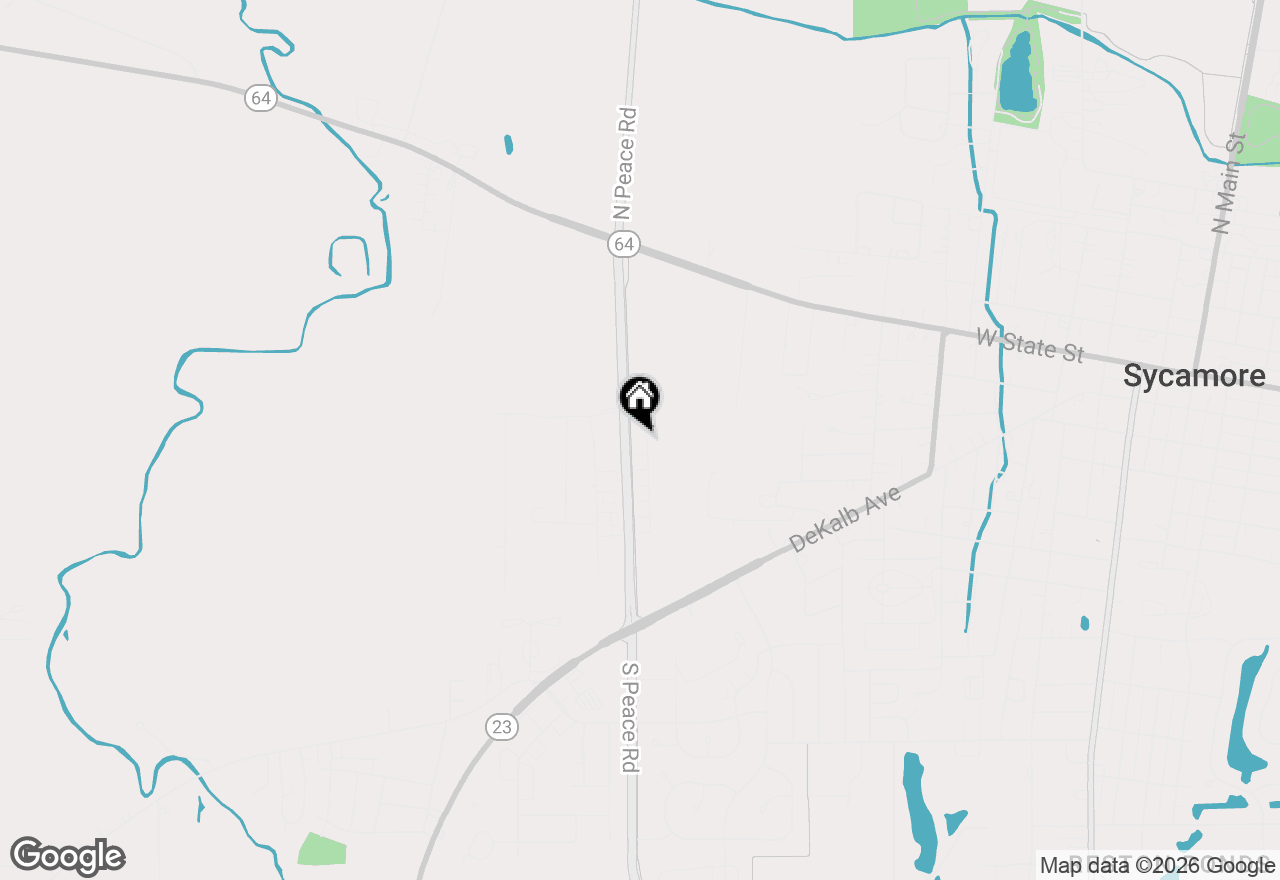 Map of 440 S Peace Road #440, Sycamore, IL 60178