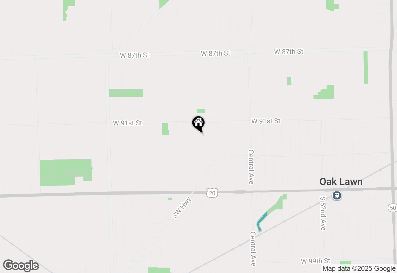 Map of 9133 Mayfield Avenue, Oak Lawn, IL 60453