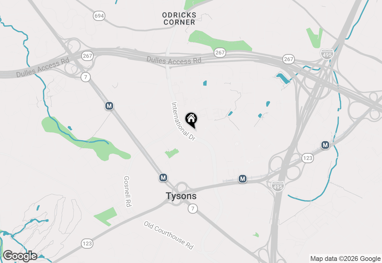 Map of 1625 International Drive #314, Mclean, VA 22102