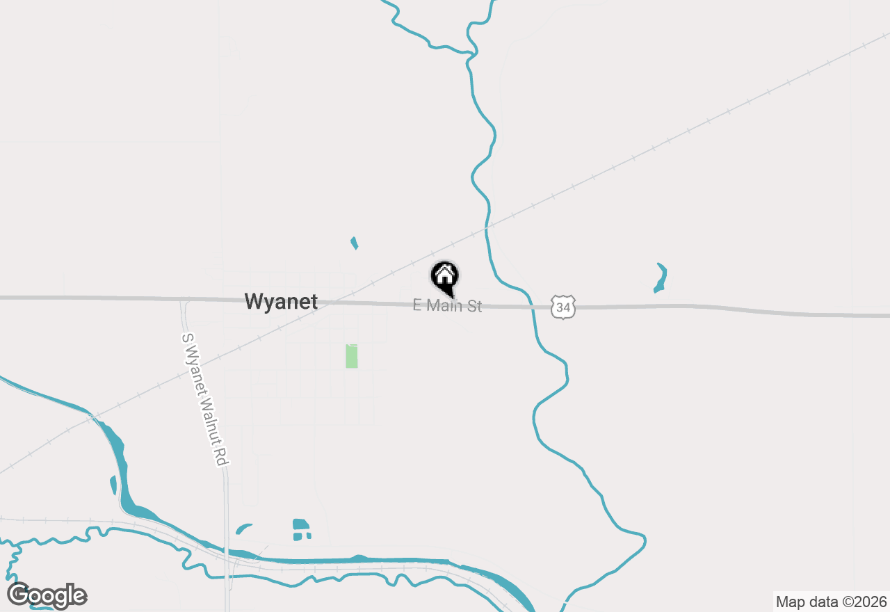 Map of 101 Hazelwood Drive, Wyanet, IL 61379