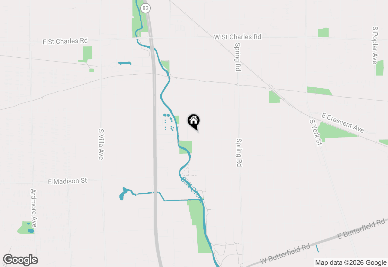 Map of 652 S Fairview Avenue, Elmhurst, IL 60126