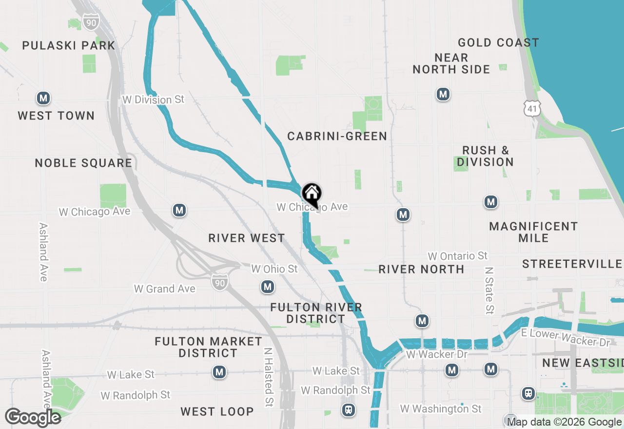 Map of 758 N Larrabee Street #630, Chicago, IL 60654