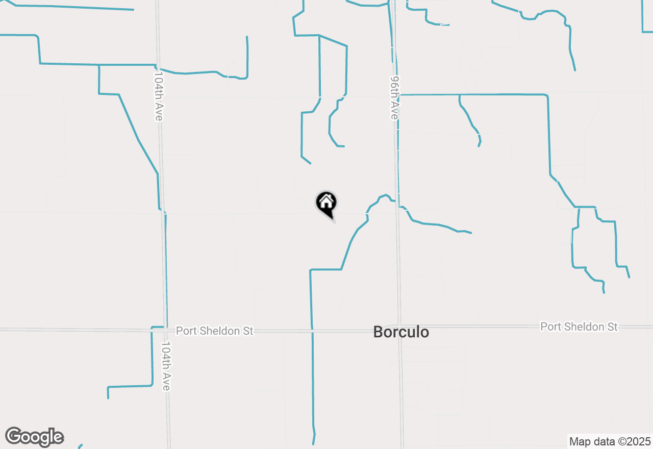 Map of 9828 Blair Street, Zeeland, MI 49464