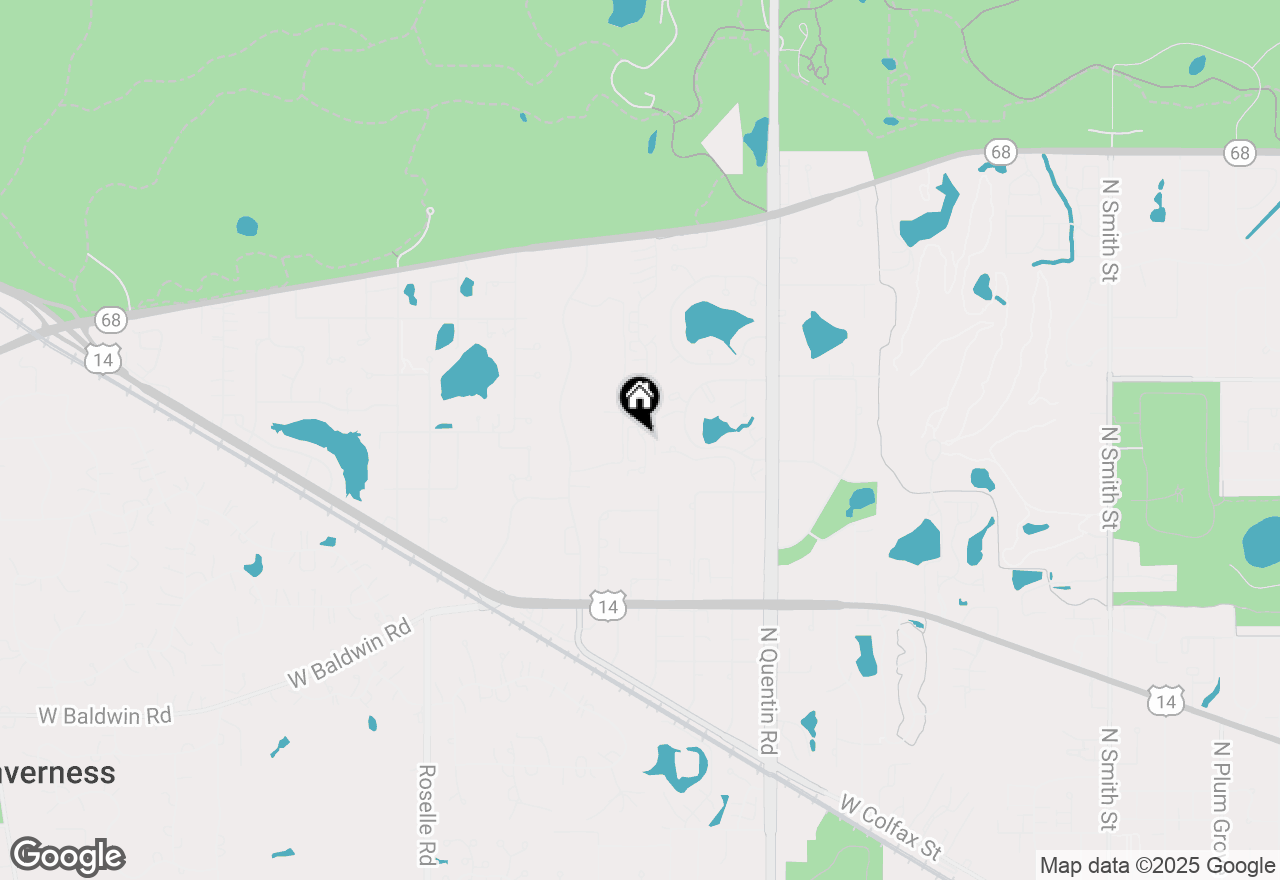 Map of 1022 N Knollwood Drive, Palatine, IL 60067