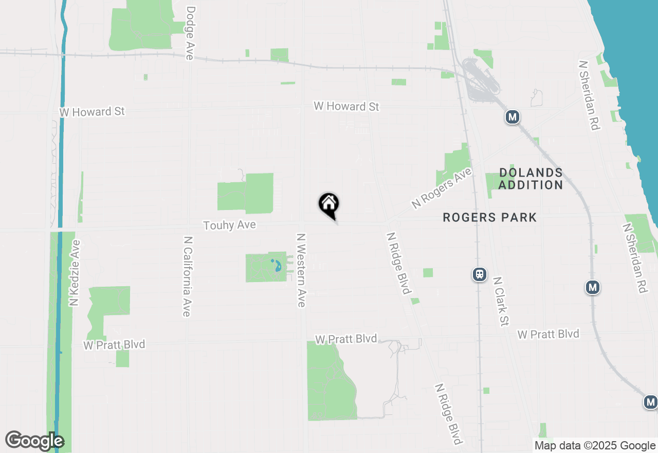 Map of 2249 W Touhy Avenue #1, Chicago, IL 60645