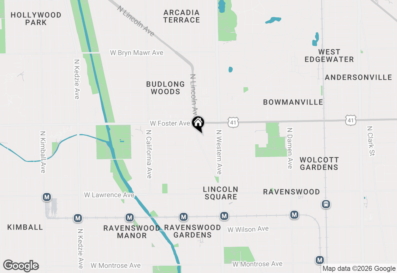 Map of 5113 N Lincoln Avenue #303, Chicago, IL 60625