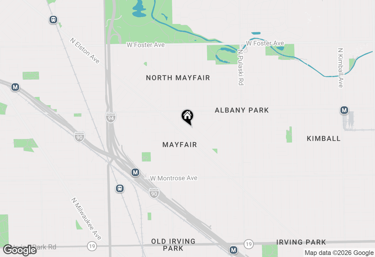 Map of 4704 N Kasson Avenue #3, Chicago, IL 60630