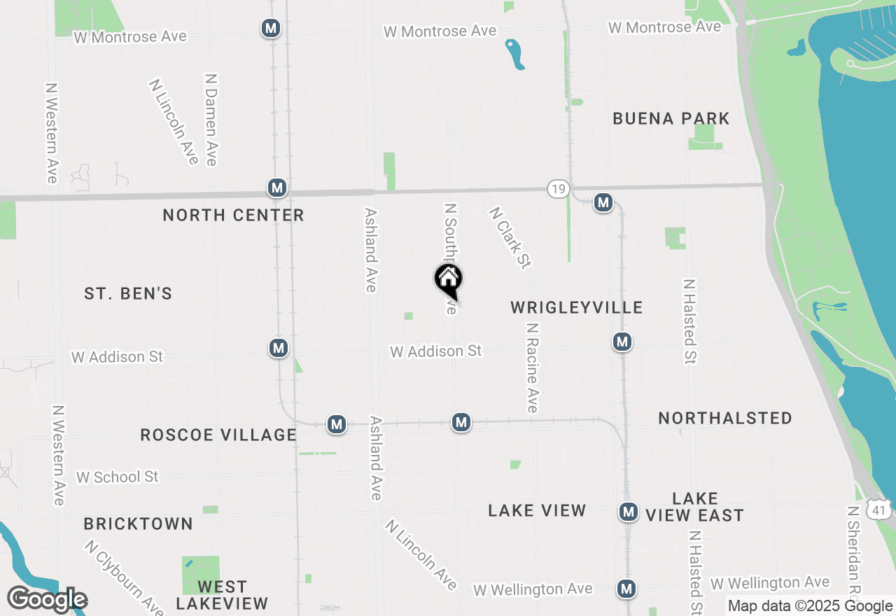 Map of 3700 N Southport Avenue #3S, Chicago, IL 60613