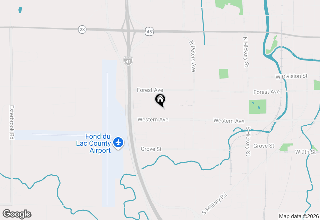 Map of 781 Ruggles St, Fond Du Lac, WI 54935