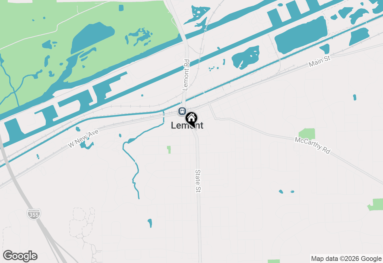 Map of 405 Singer Avenue, Lemont, IL 60439