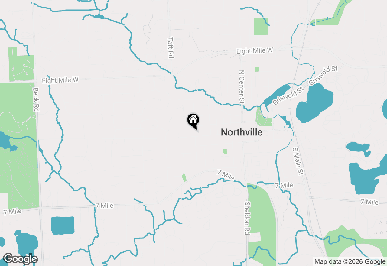 Map of 109 N Rogers Street, Northville, MI 48167