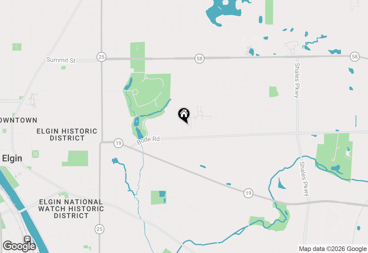 Map of 3680 Broadleaf Avenue, Elgin, IL 60124