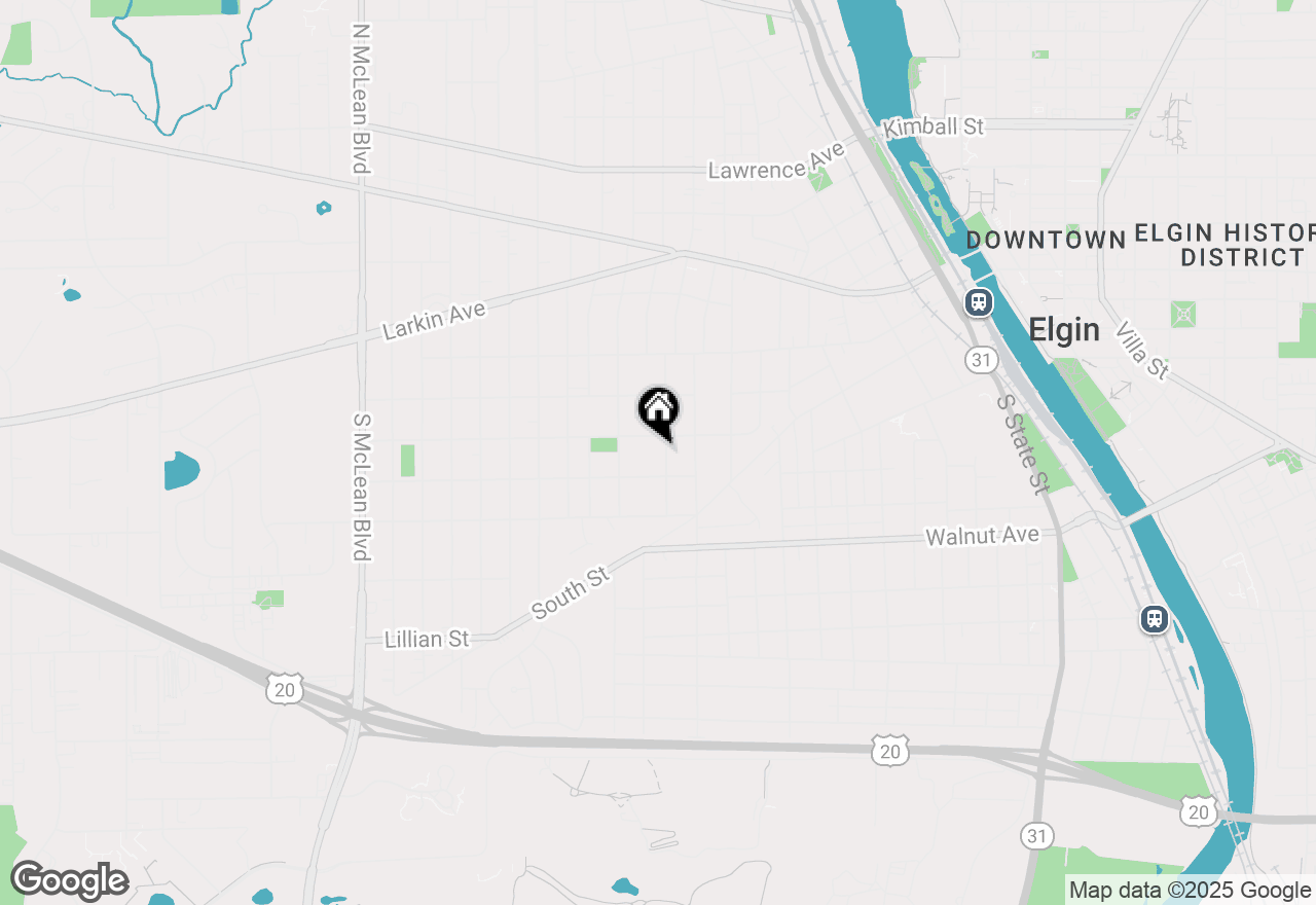 Map of 114 Mallery Avenue, Elgin, IL 60123