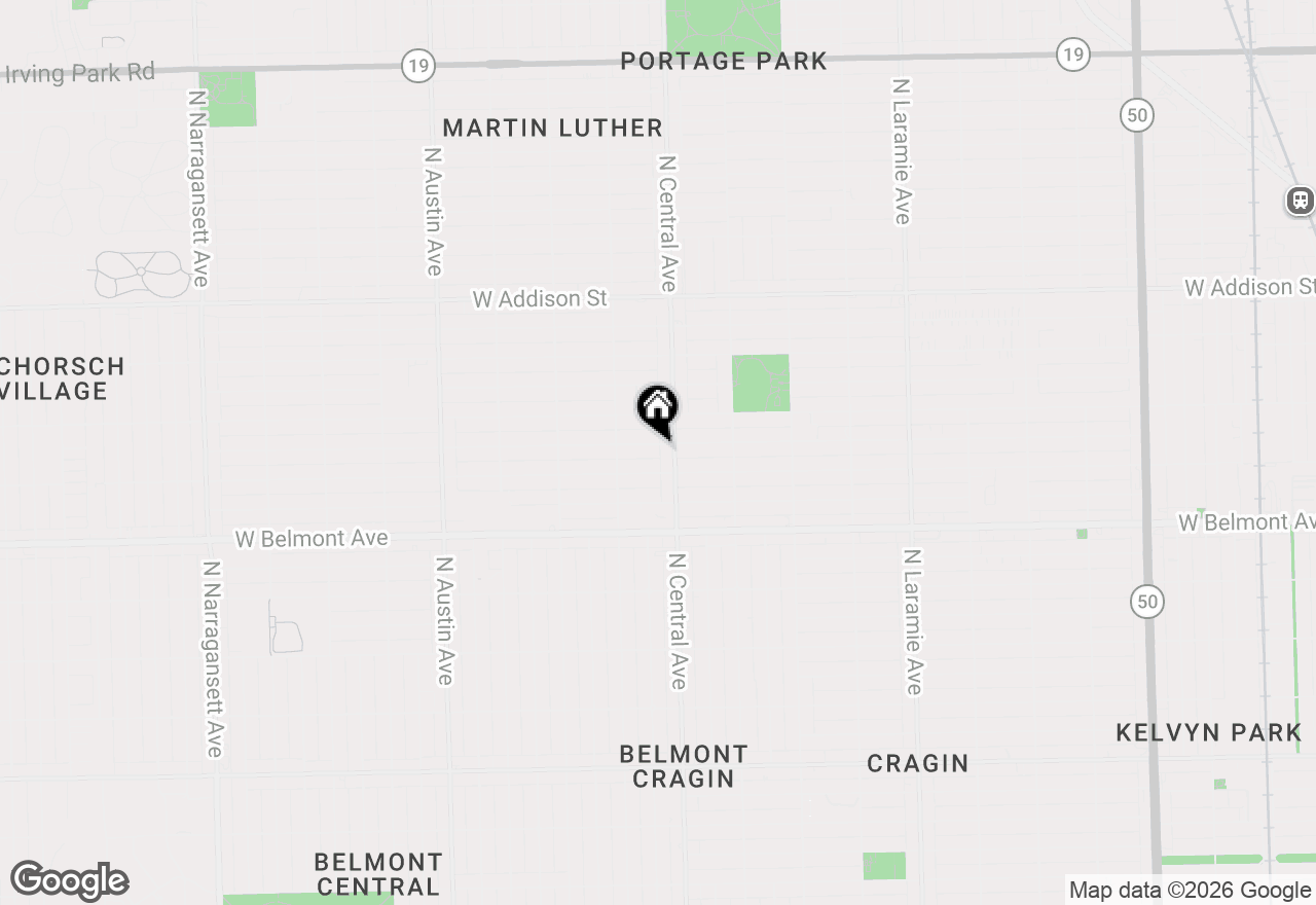 Map of 5615 W Henderson Street, Chicago, IL 60634