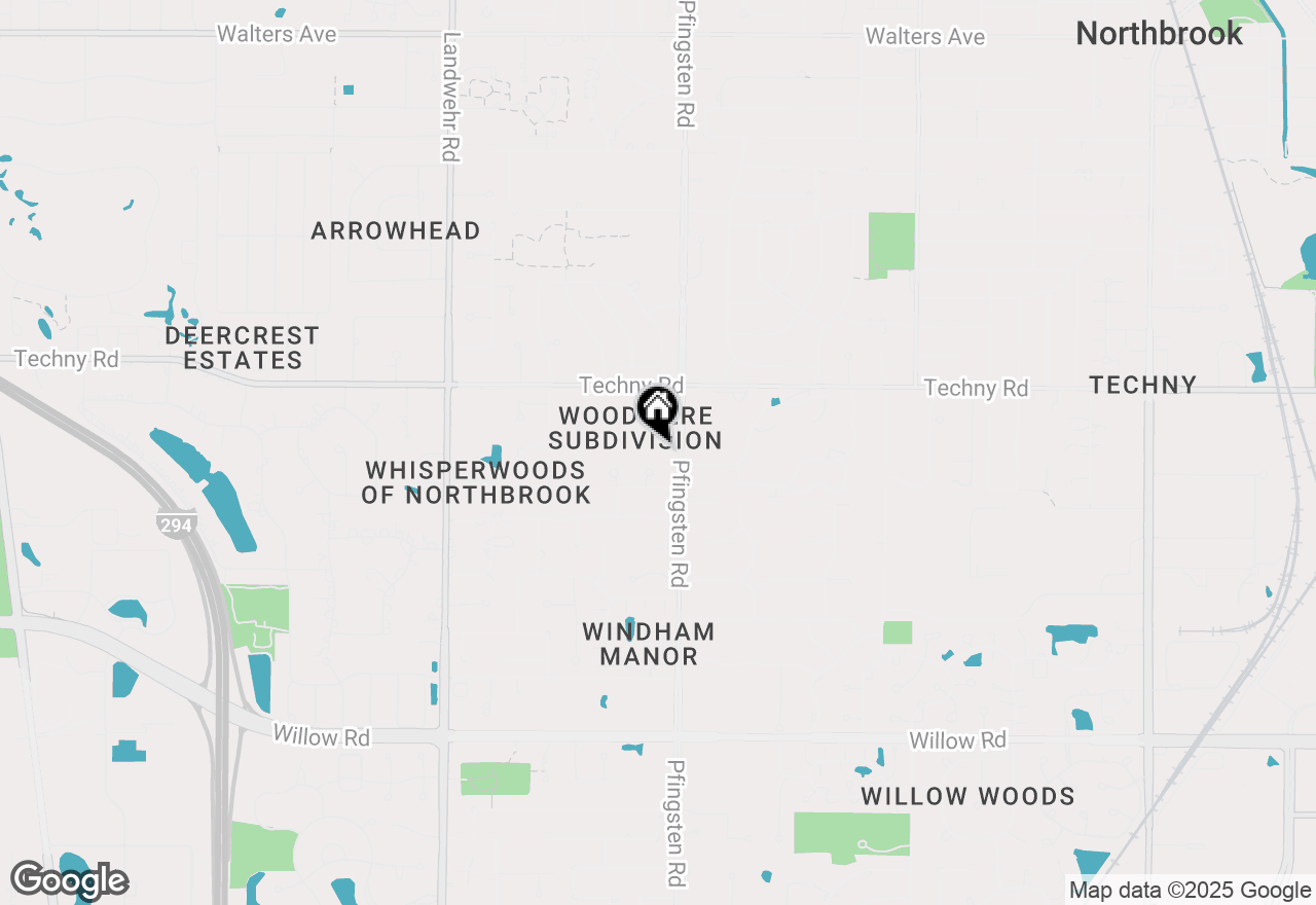 Map of 2110 Pfingsten Road, Northbrook, IL 60062