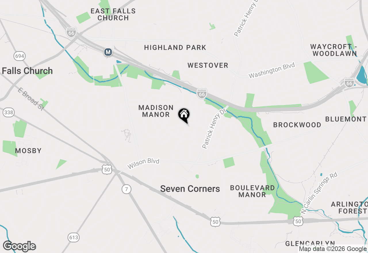 Map of 942 N Mckinley Road, Arlington, VA 22205