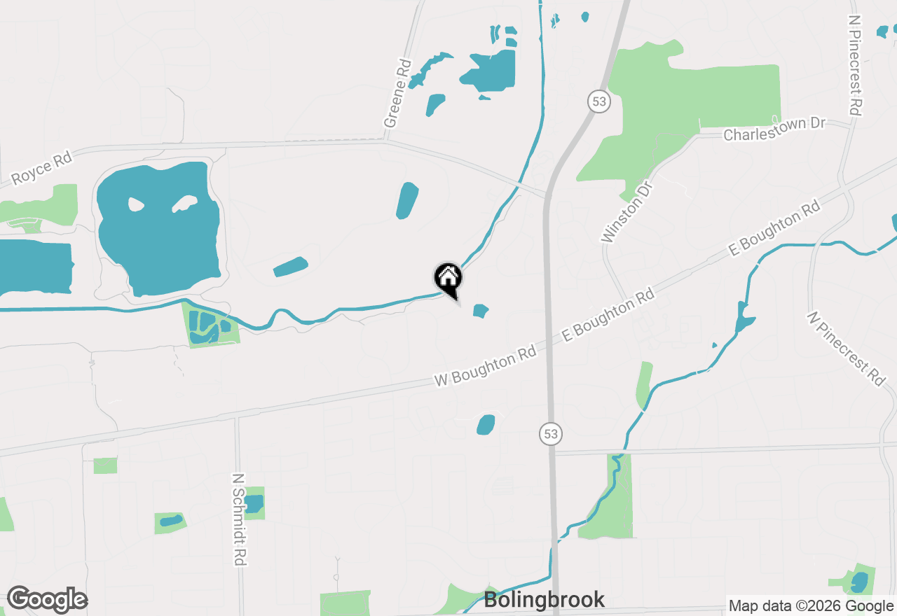 Map of 11 Merrimack Court, Bolingbrook, IL 60440