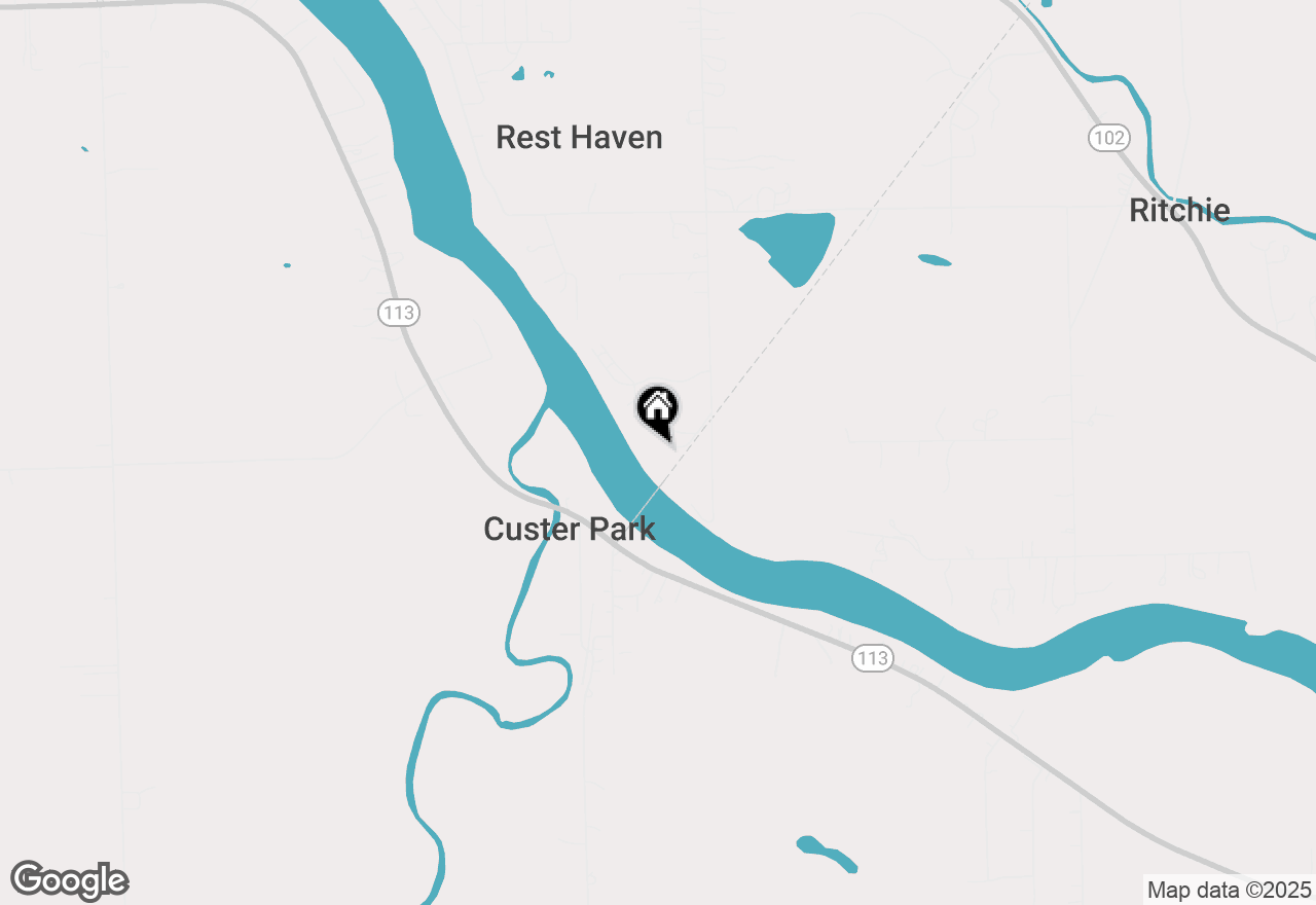 Map of 35110 S Rivals Road, Wilmington, IL 60481