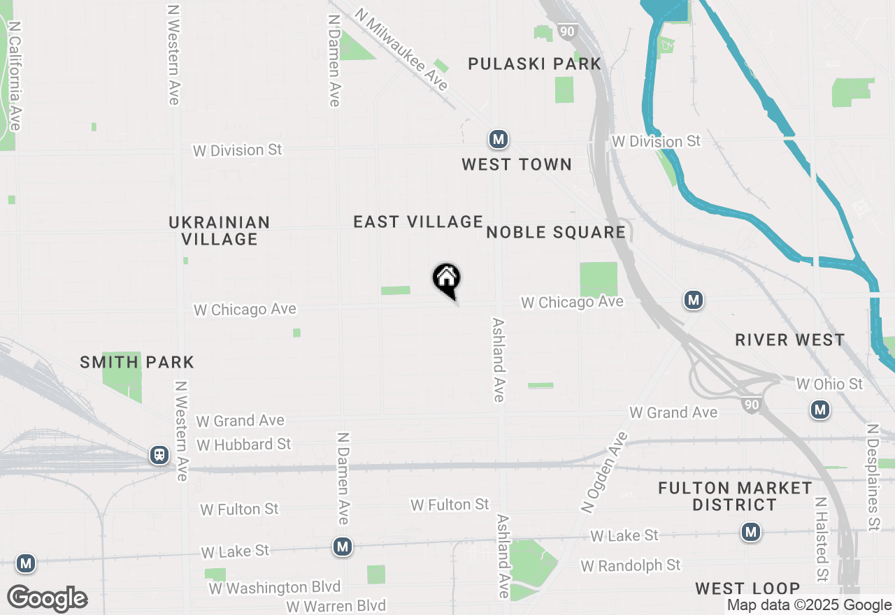 Map of 1719 W Chicago Avenue #1, Chicago, IL 60622