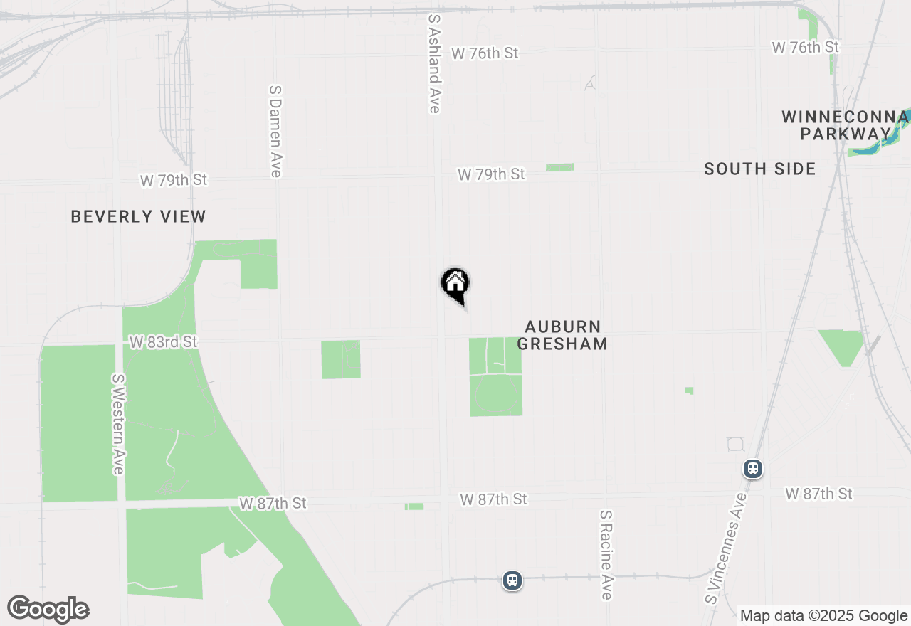 Map of 8224 S Justine Street, Chicago, IL 60620