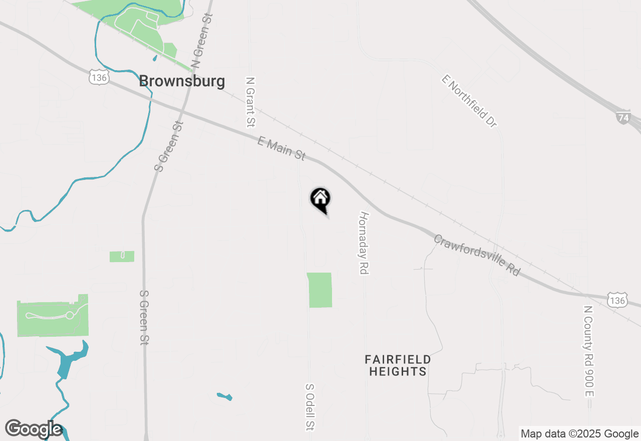 Map of 652 E Tilden Drive, Brownsburg, IN 46112