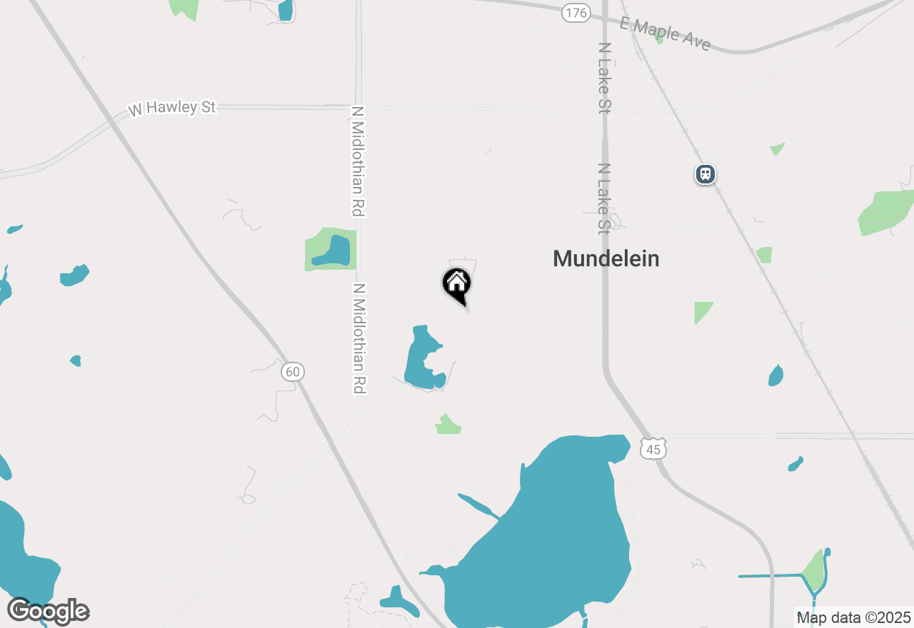 Map of 116 S Pershing Avenue, Mundelein, IL 60060