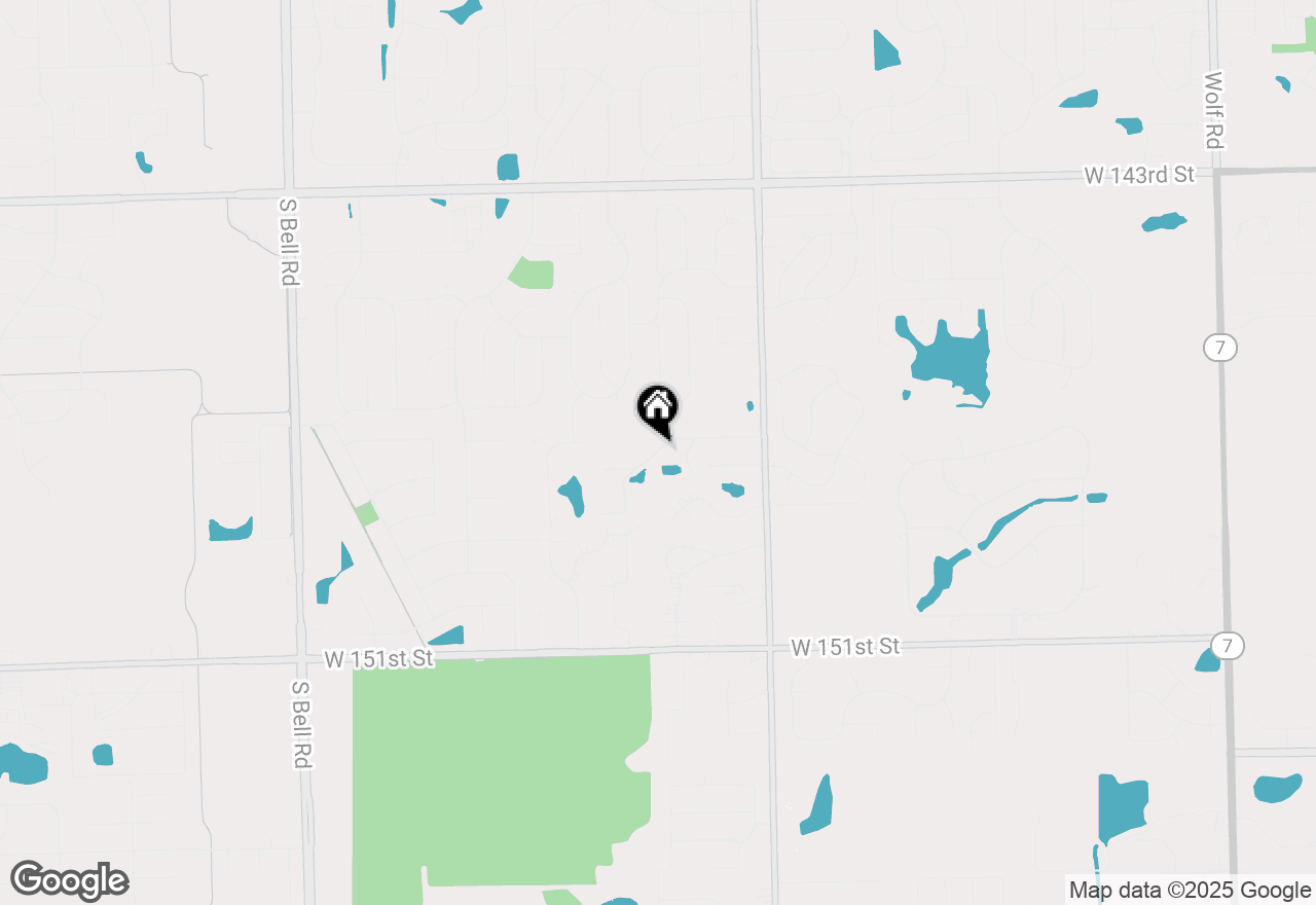 Map of 1,2 W Rambling Road, Homer Glen, IL 60491