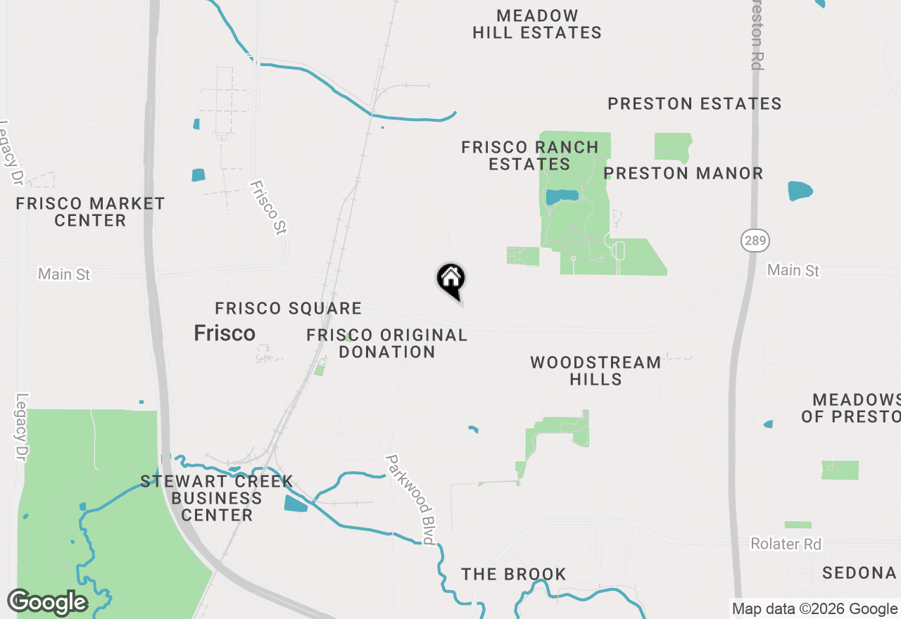 Map of 7175 Oak Street, Frisco, TX 75033