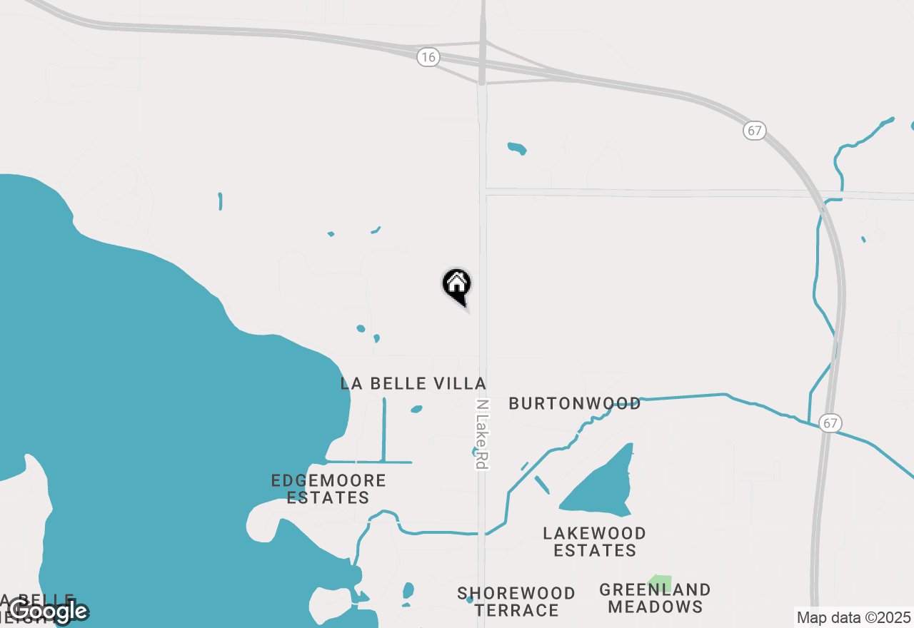 Map of N65W38069 Woodlake Dr, Oconomowoc, WI 53066