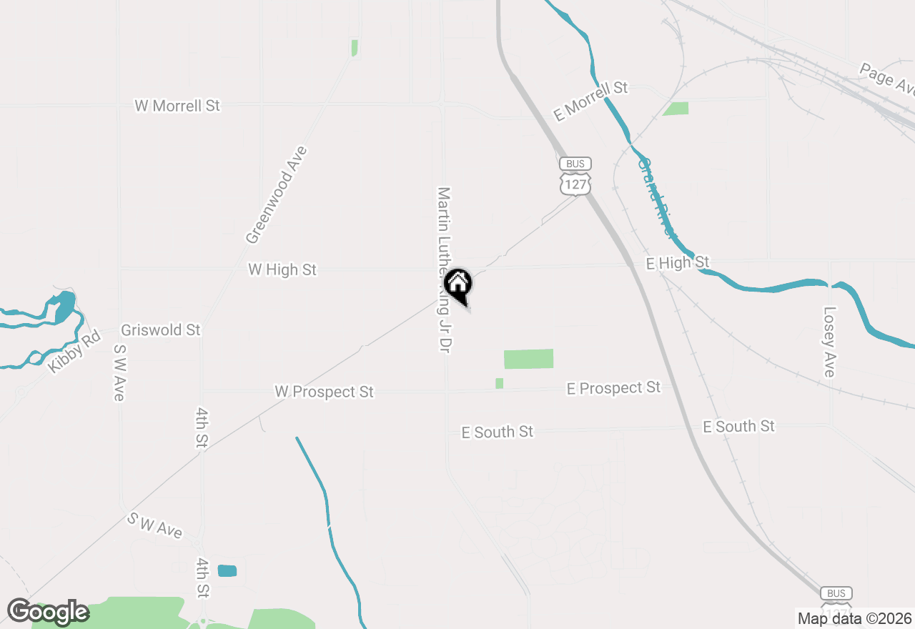 Map of 109 Wall Street, Jackson, MI 49203