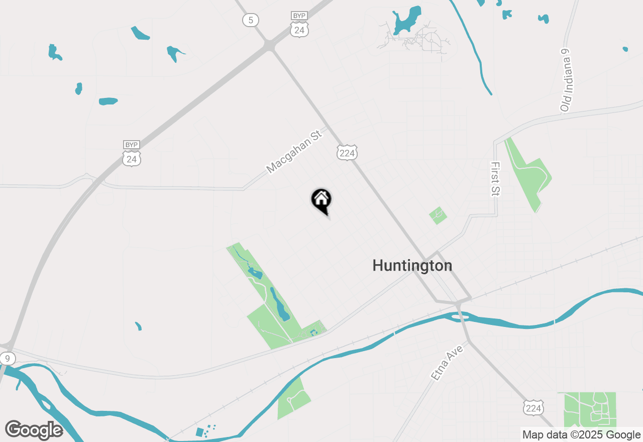 Map of 1035 N Lafontaine Street, Huntington, IN 46750