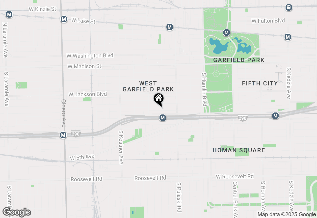 Map of 4117 W Van Buren Street, Chicago, IL 60624