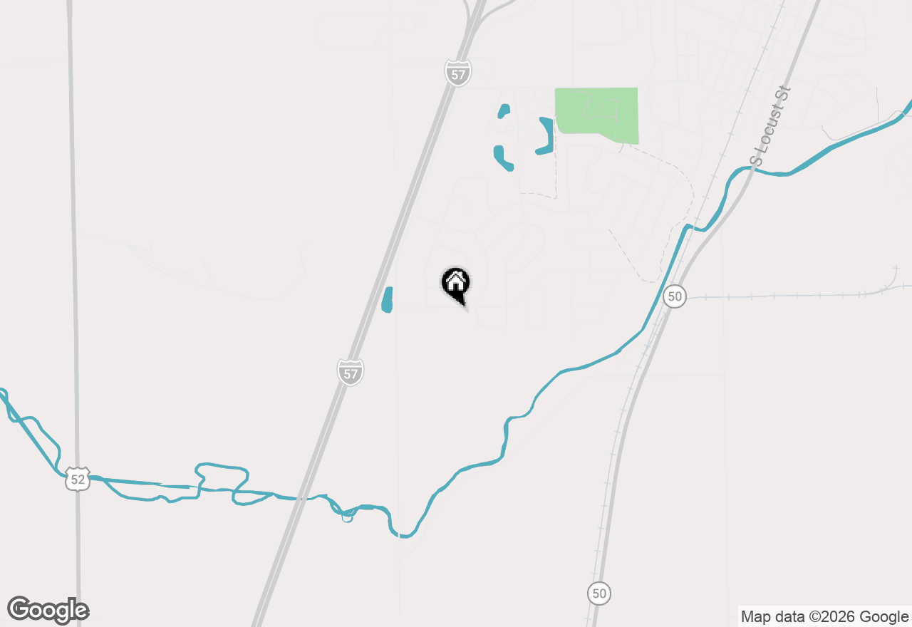 Map of 1168 Meadow Path, Manteno, IL 60950