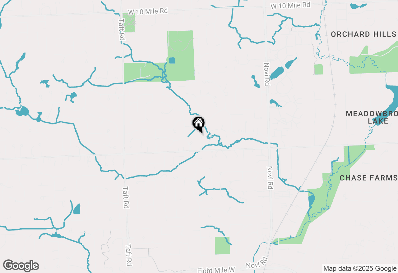 Map of 22471 Montebello, Novi, MI 48375