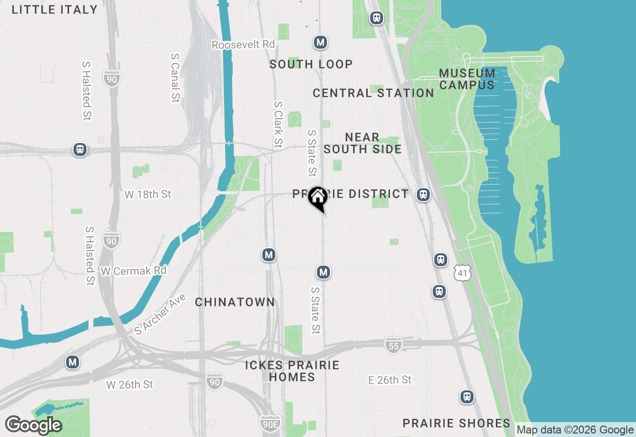 Map of 1911 S State Street #1, Chicago, IL 60616