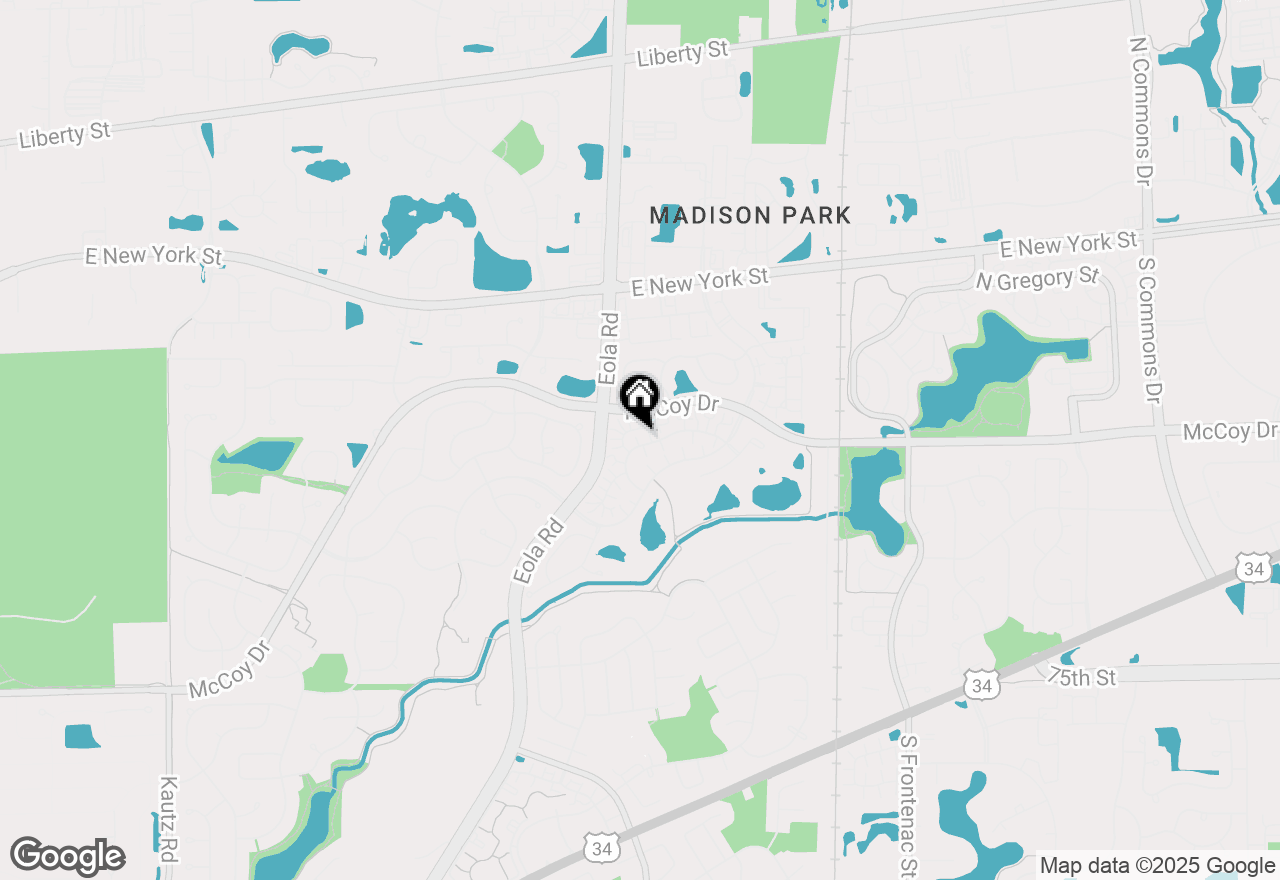 Map of 3051 Anton Drive, Aurora, IL 60504