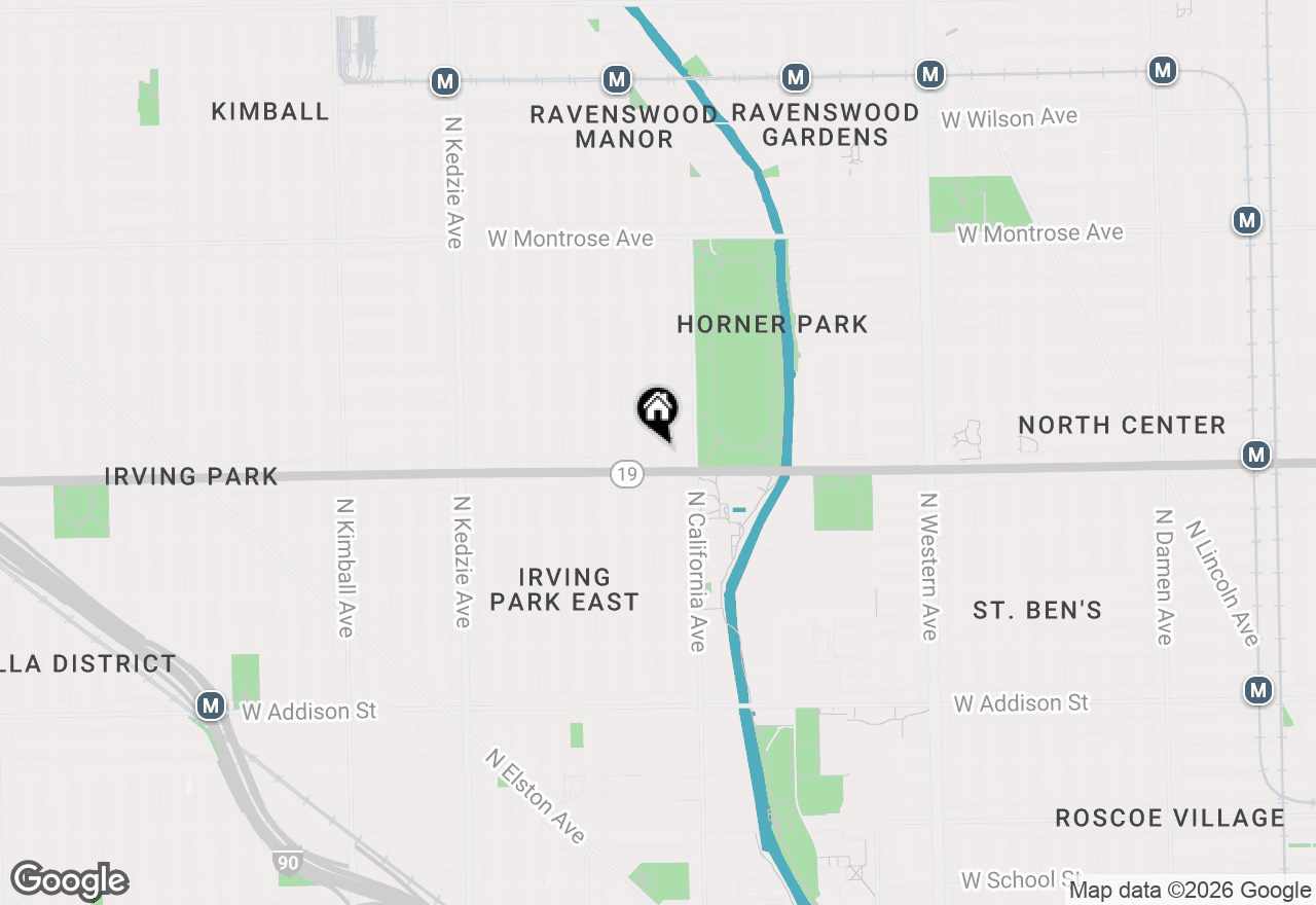 Map of 4014 N Mozart Street #2, Chicago, IL 60618