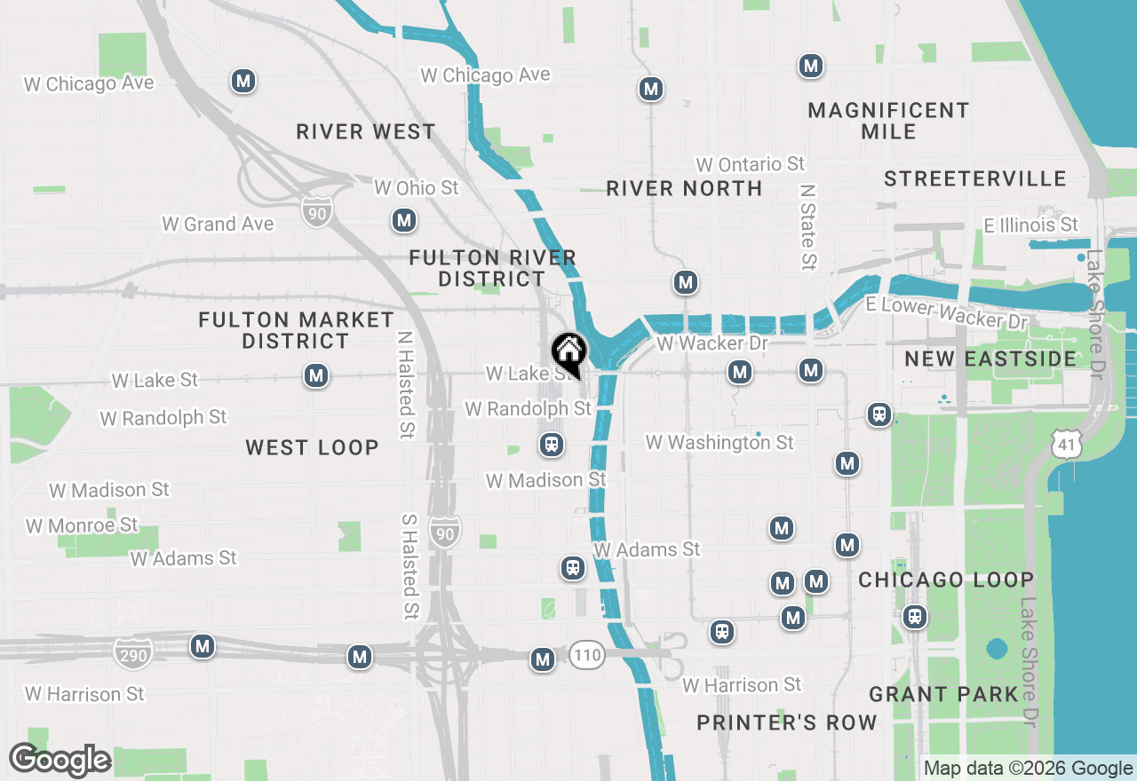 Map of 165 N Canal Street #518, Chicago, IL 60606