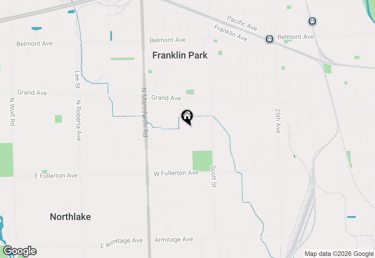 Map of 2632 Sarah Street, Franklin Park, IL 60131