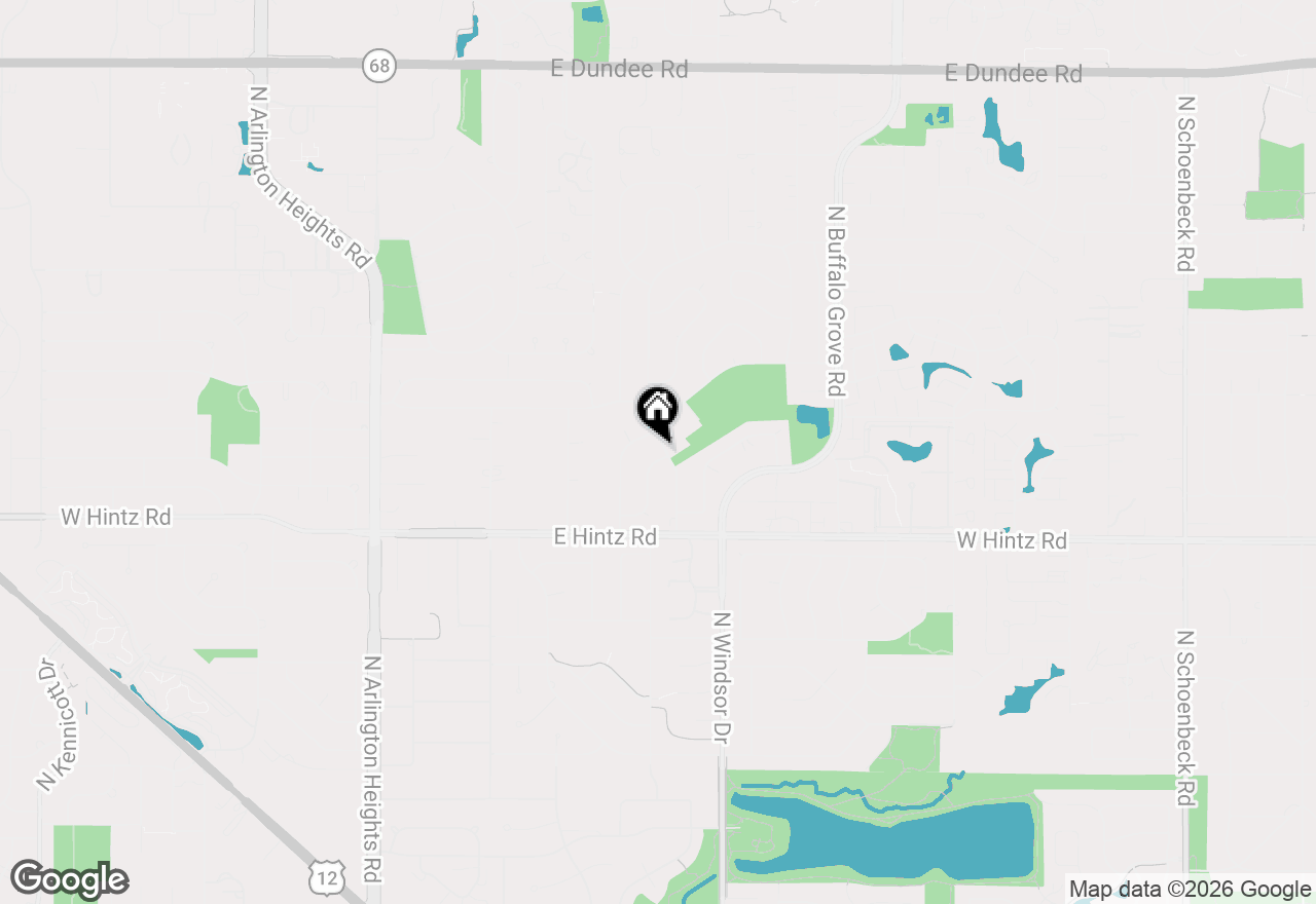 Map of 2822 N Brighton Place, Arlington Heights, IL 60004