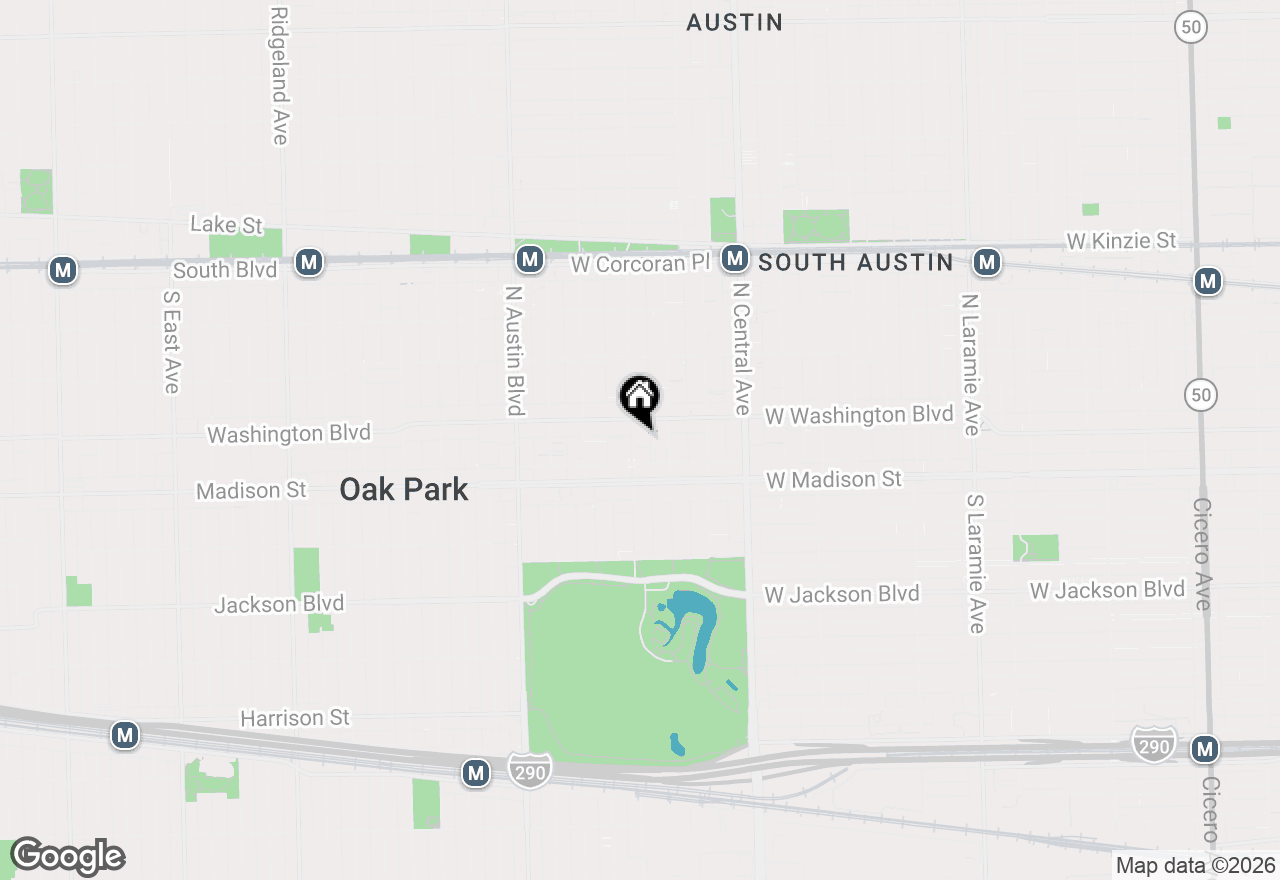 Map of 43 N Menard Avenue, Chicago, IL 60644