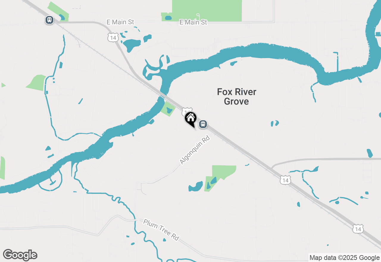 Map of 422 Lincoln Avenue #A, Fox River Grove, IL 60021