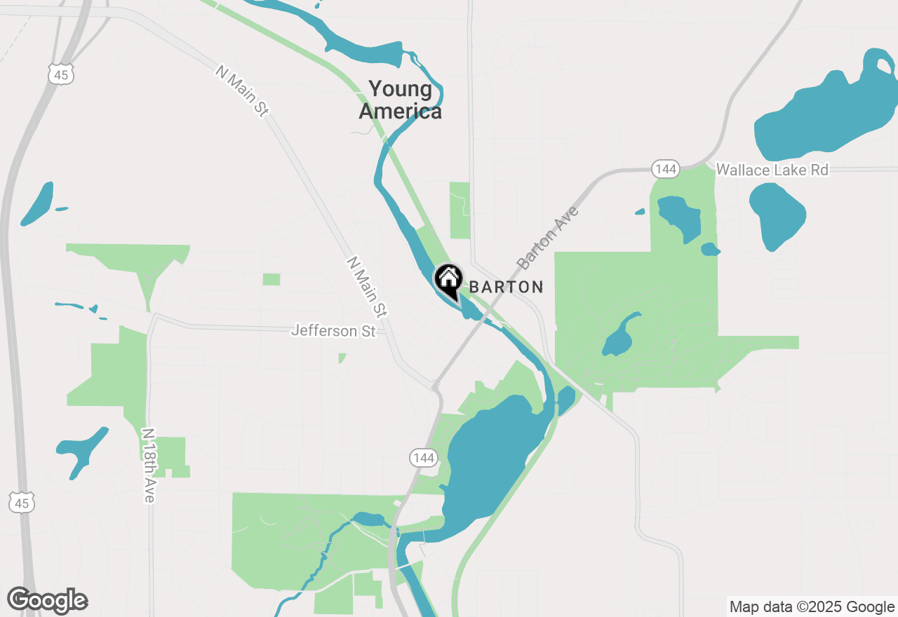 Map of 414 River Dr, West Bend, WI 53090