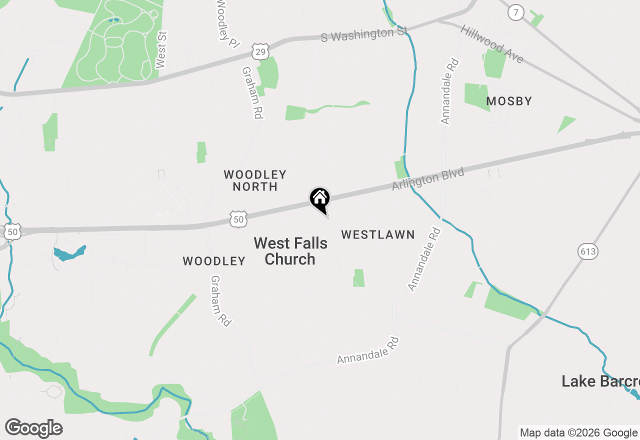 Map of 3032 Westfall Place, Falls Church, VA 22042