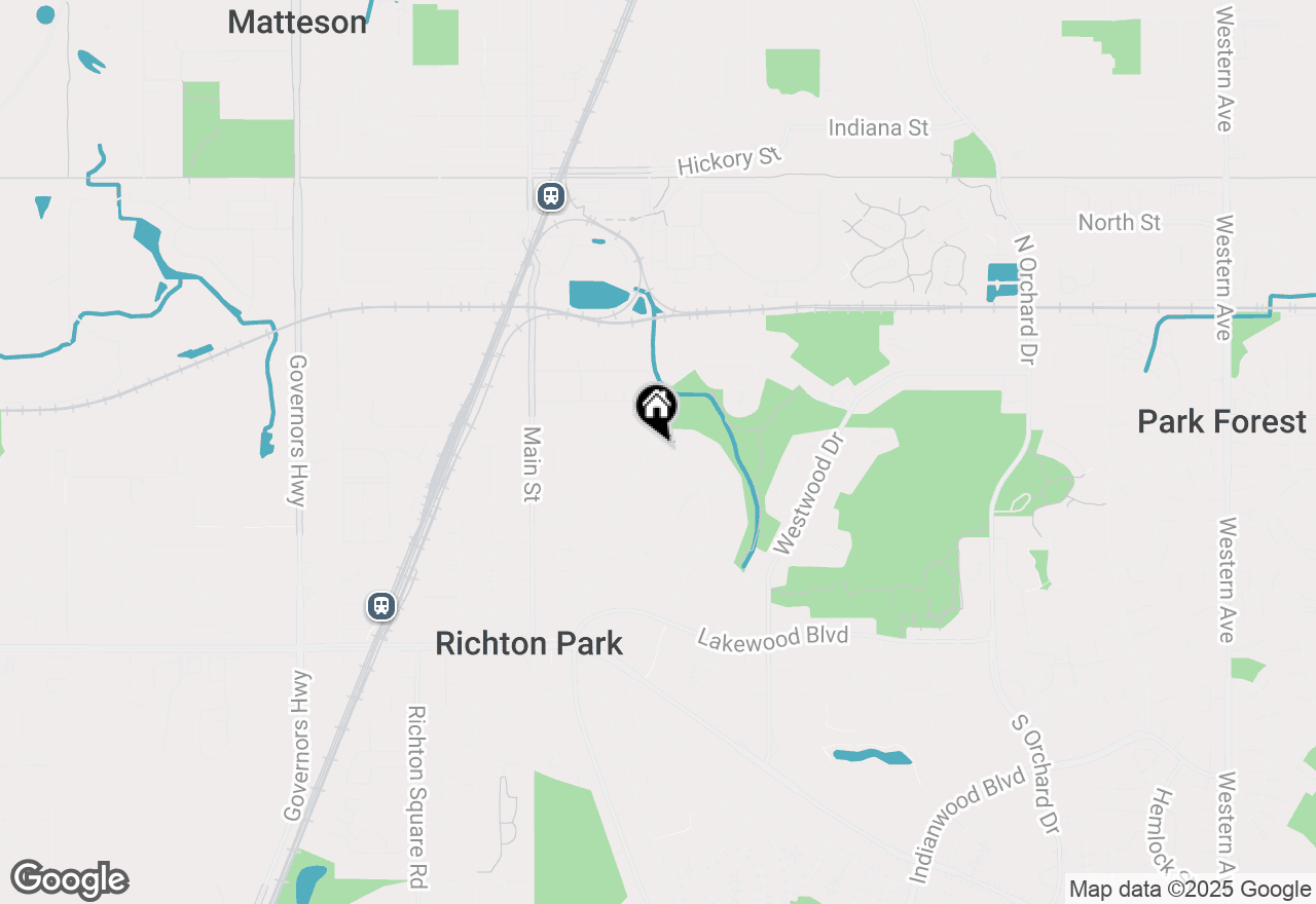 Map of 363 Winnebago Street, Park Forest, IL 60466