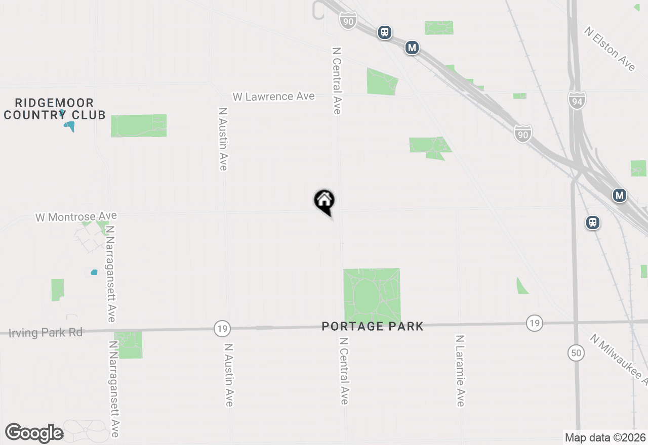 Map of 5632 W Pensacola Avenue, Chicago, IL 60634