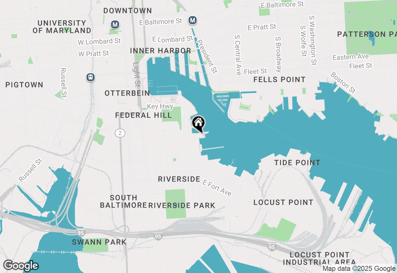 Map of 100 Harborview Drive #607, Baltimore, MD 21230