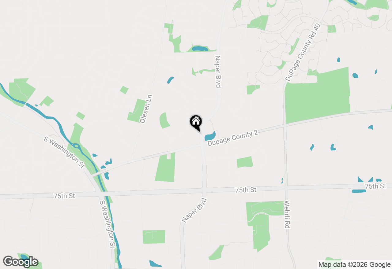 Map of 1111 Compass Court, Naperville, IL 60540
